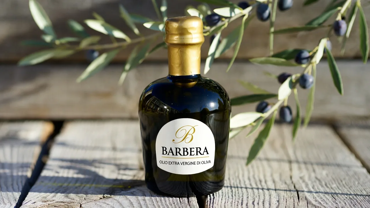 Barbera olive oil premium Sicilian EVOO bottles