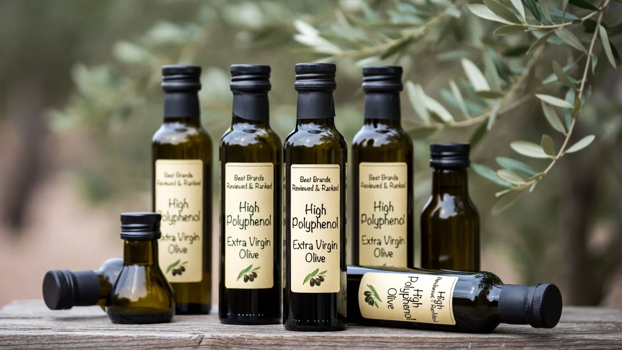 Premium high polyphenol olive oil brands