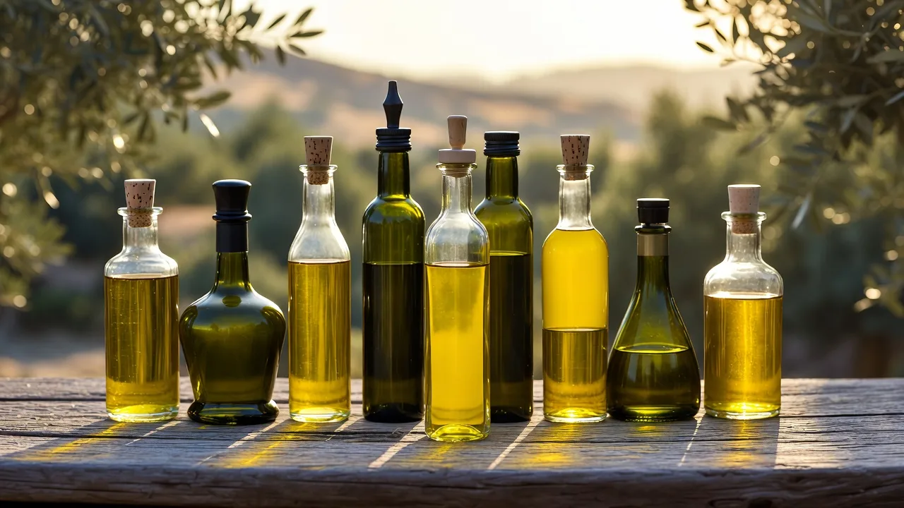 Mediterranean olive groves producing world-class olive oil