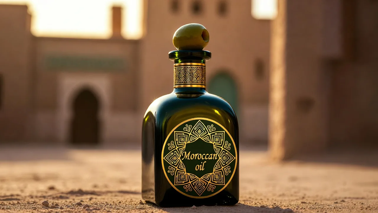 Moroccan oil olive from traditional Moroccan groves
