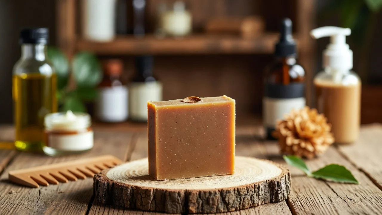 Handmade olive oil soap bars for natural skincare
